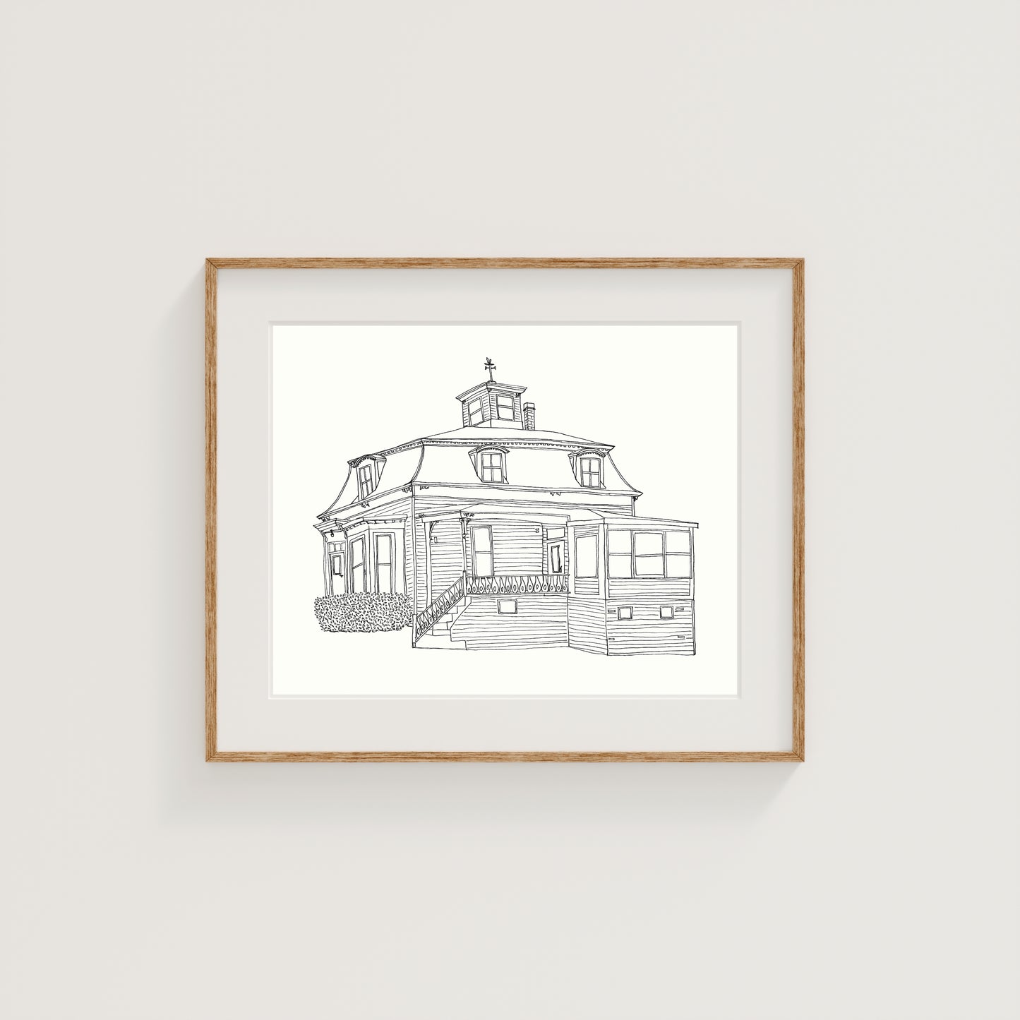 The Hocus Pocus House Art Print | Salem | Ink