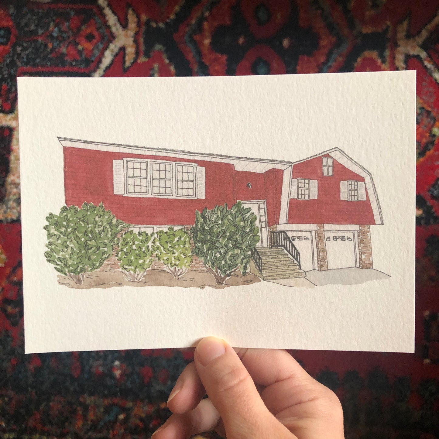 Print of your custom house or building portrait