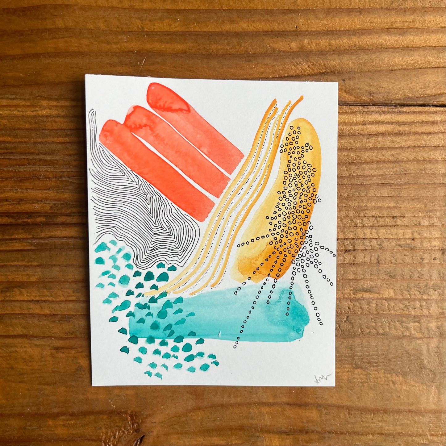 'Surf's Up' Abstract (Original)