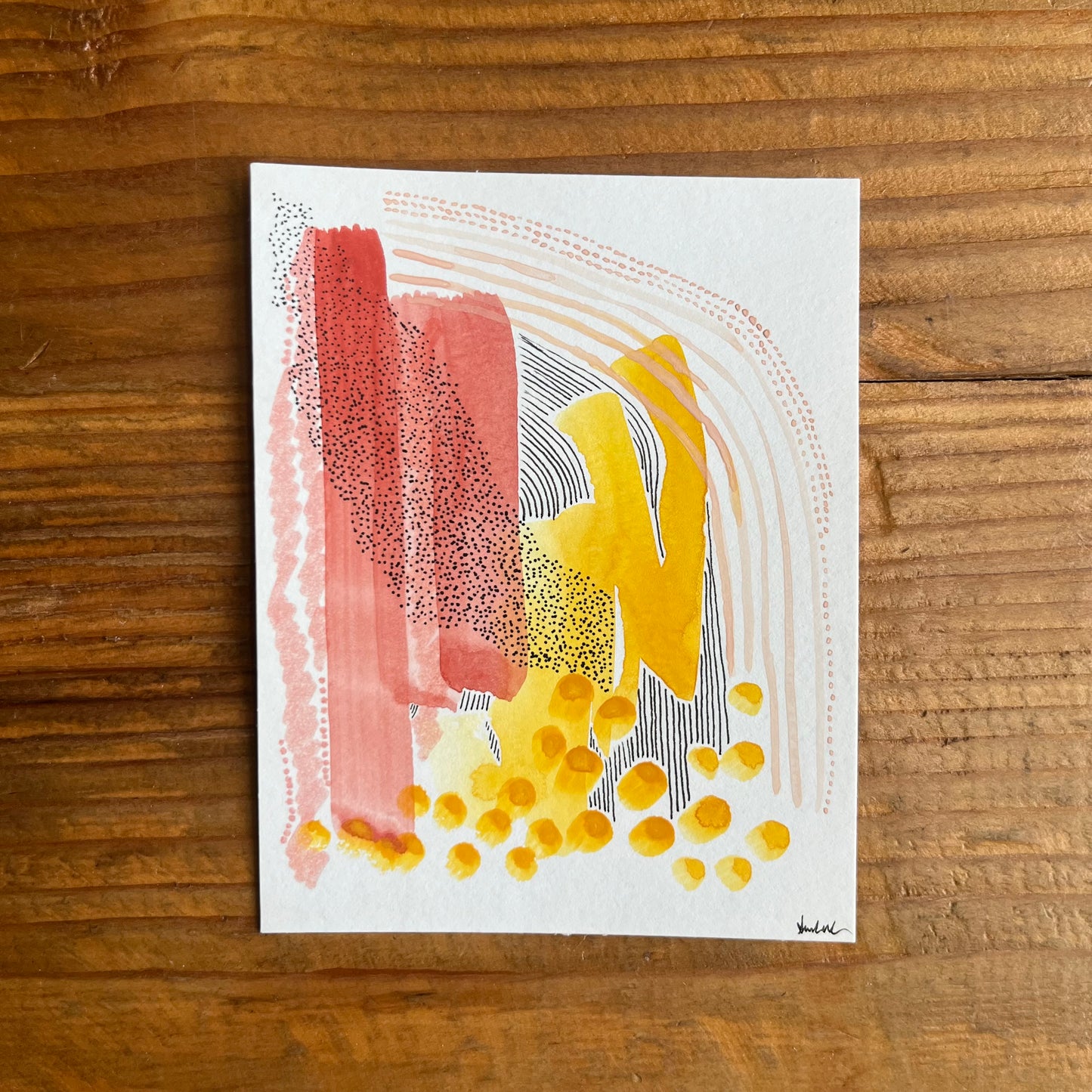 'Cascade' Abstract (Original)
