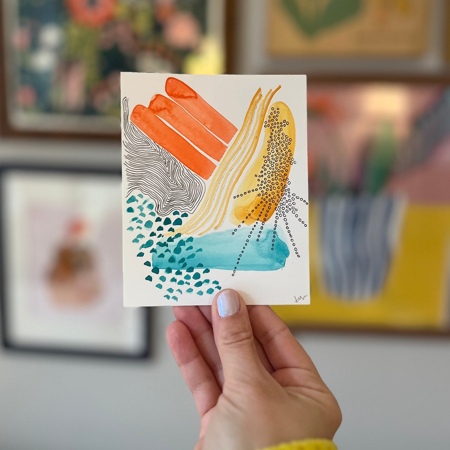 'Surf's Up' Abstract (Original)