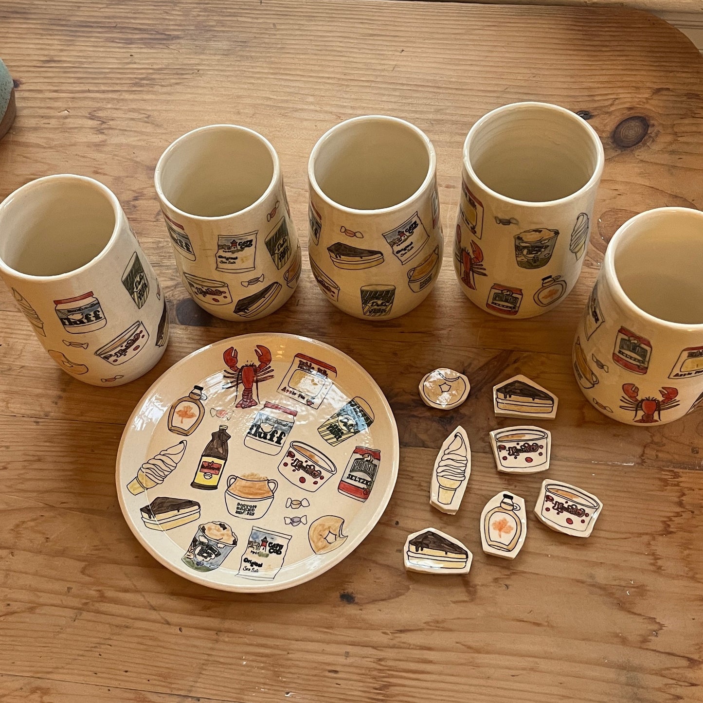 New England Foods Magnets