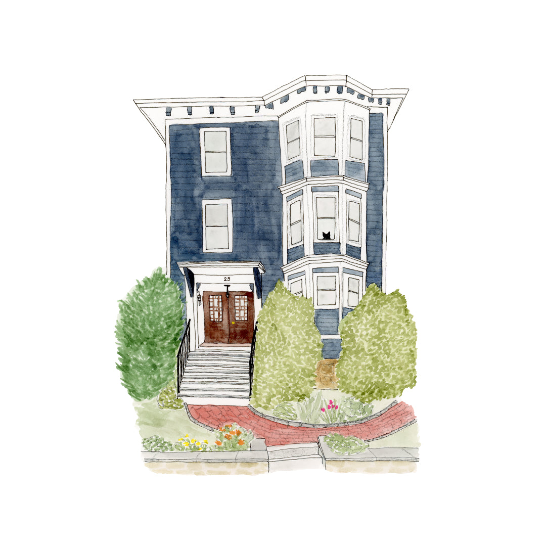Custom House or Building Portrait