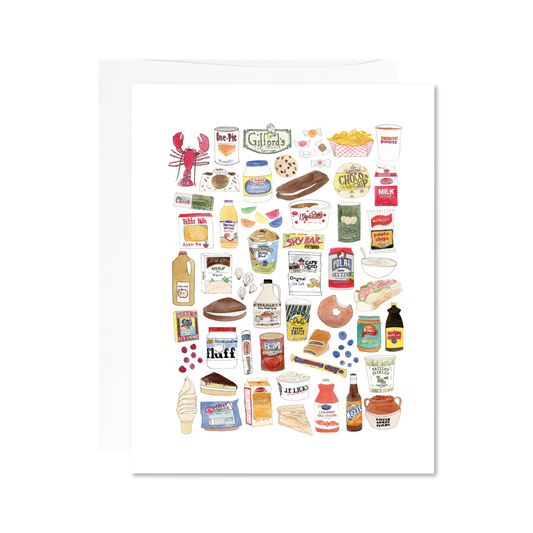 New England Foods Greeting Card