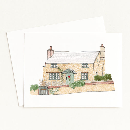 House from The Holiday - Holiday Greeting Card