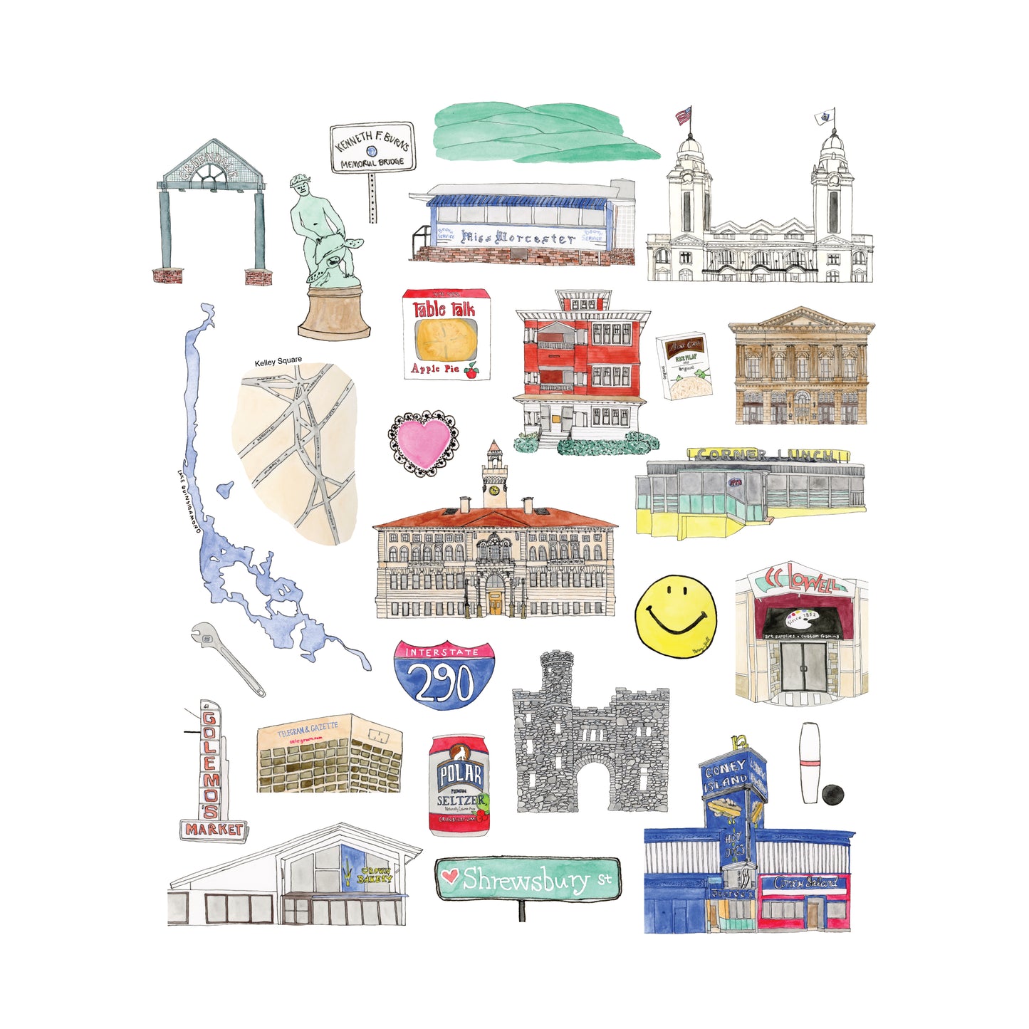Worcester Stuff Card
