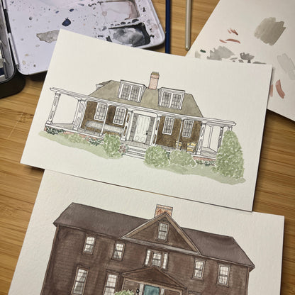 Custom House or Building Portrait