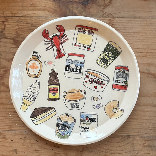 New England Foods Handmade Snack Plates