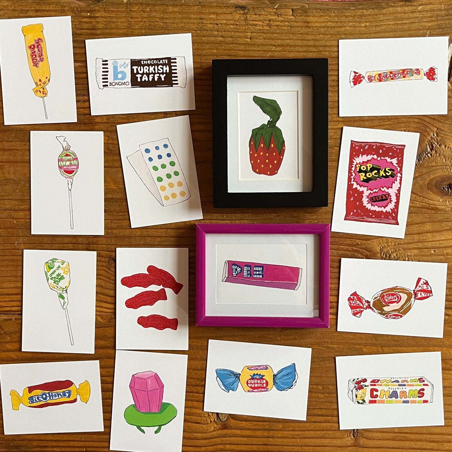 Tiny Prints - Retro Candy Edition - Pack of 6