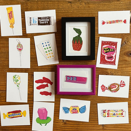 Tiny Prints - Retro Candy Edition - Pack of 6