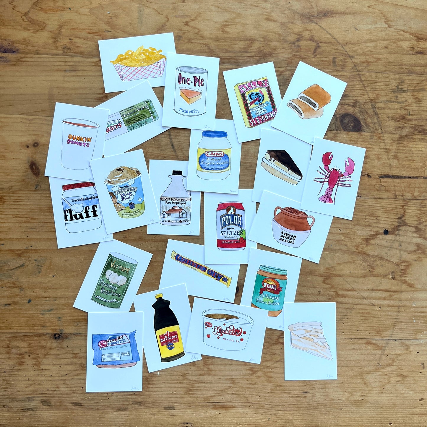 Tiny Prints - New England Foods Edition - Pack of 6