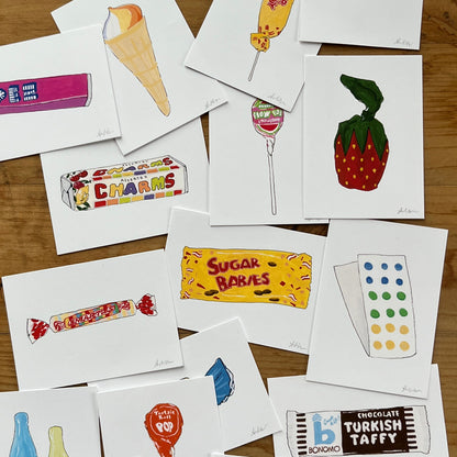 Tiny Prints - Retro Candy Edition - Pack of 6