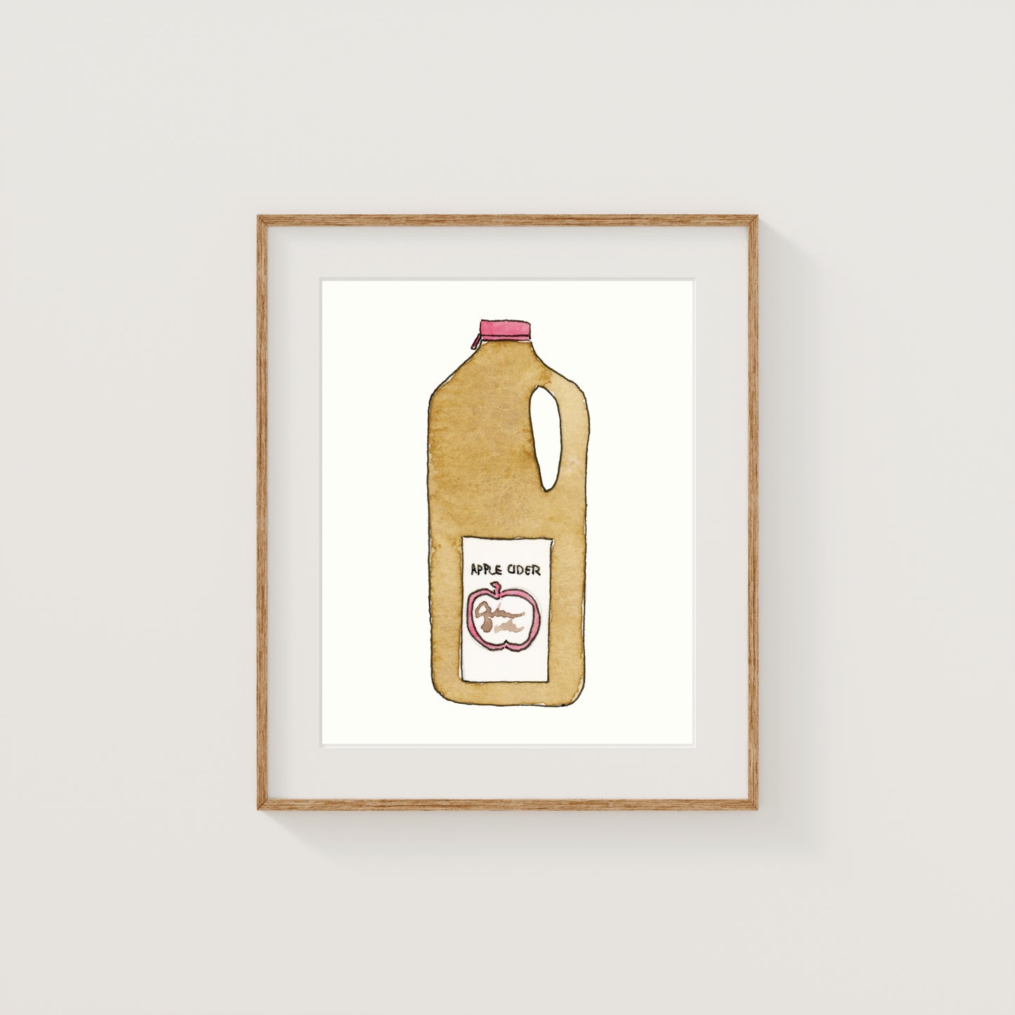 Individual New England Foods Mini Art Prints | Watercolor and Ink