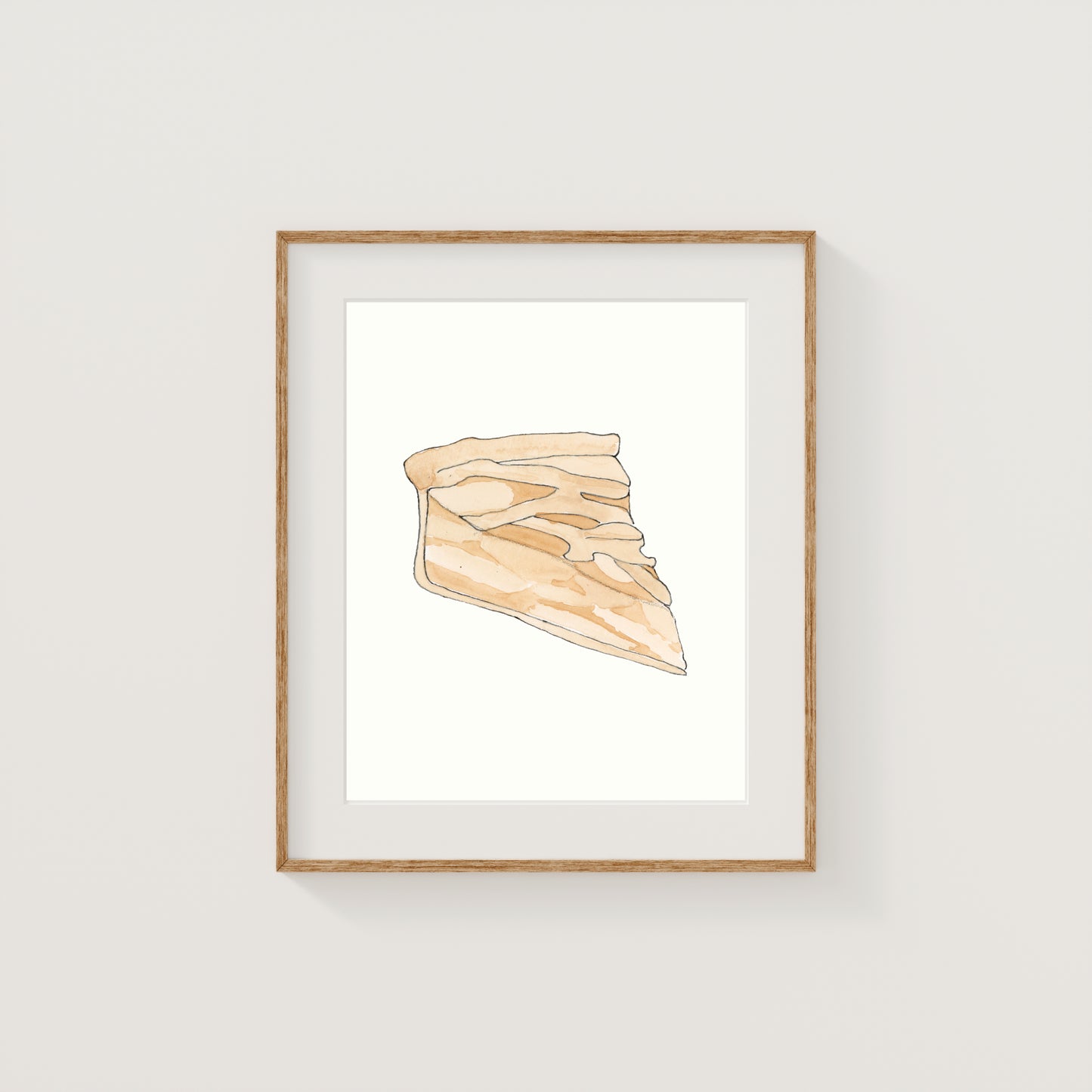 Individual New England Foods Mini Art Prints | Watercolor and Ink