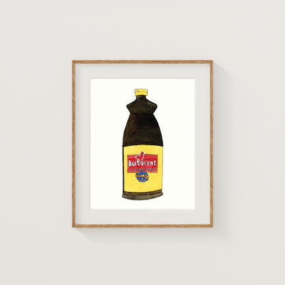 Individual New England Foods Mini Art Prints | Watercolor and Ink