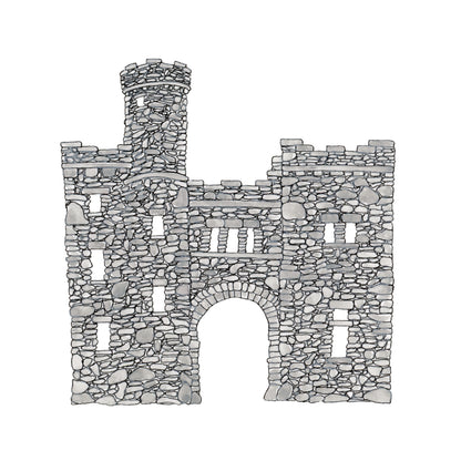 Bancroft Tower Art Print | Worcester | Watercolor and Ink