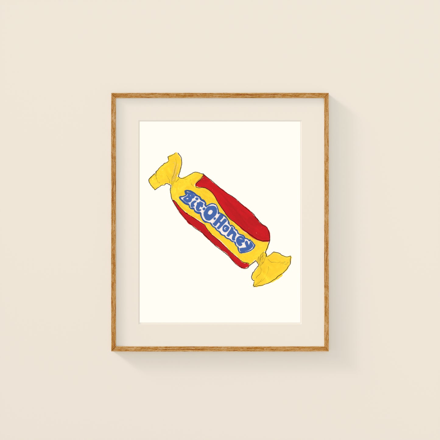 Mini Prints - Retro Candy | Gouache and Ink