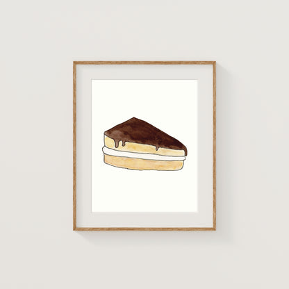 Individual New England Foods Mini Art Prints | Watercolor and Ink