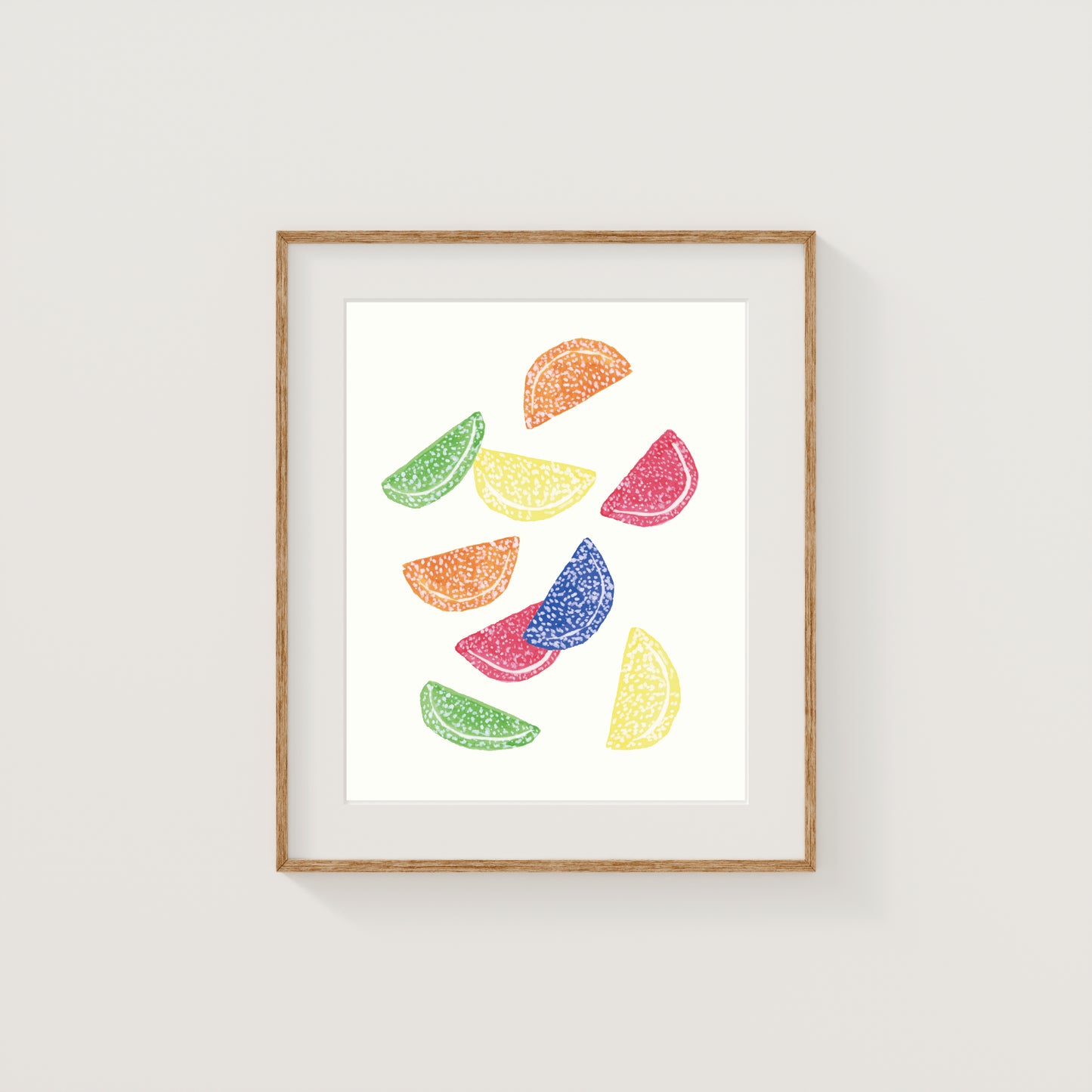 Individual New England Foods Mini Art Prints | Watercolor and Ink