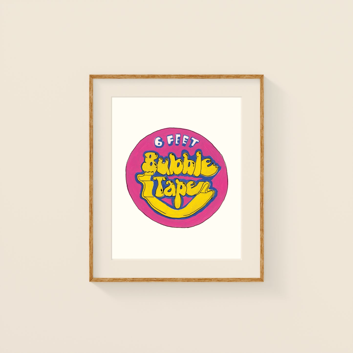 Mini Prints - Retro Candy | Gouache and Ink