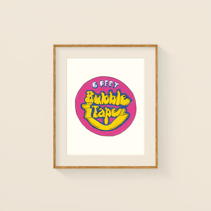 Mini Prints - Retro Candy | Gouache and Ink