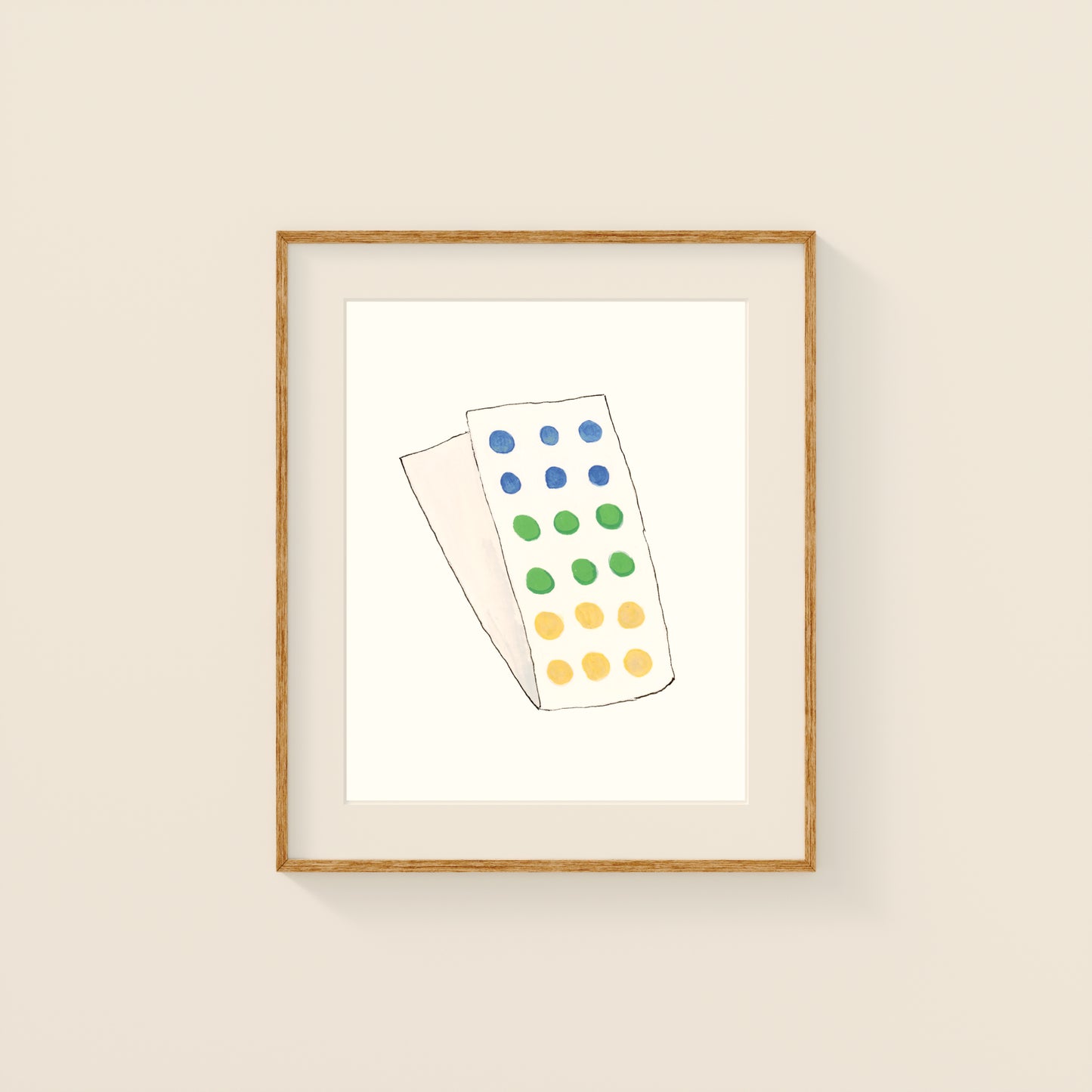 Mini Prints - Retro Candy | Gouache and Ink