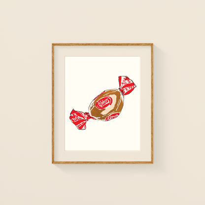 Mini Prints - Retro Candy | Gouache and Ink