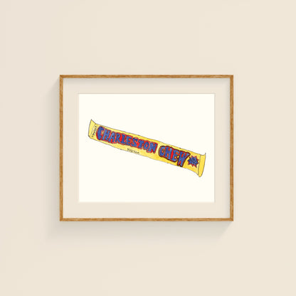 Mini Prints - Retro Candy | Gouache and Ink