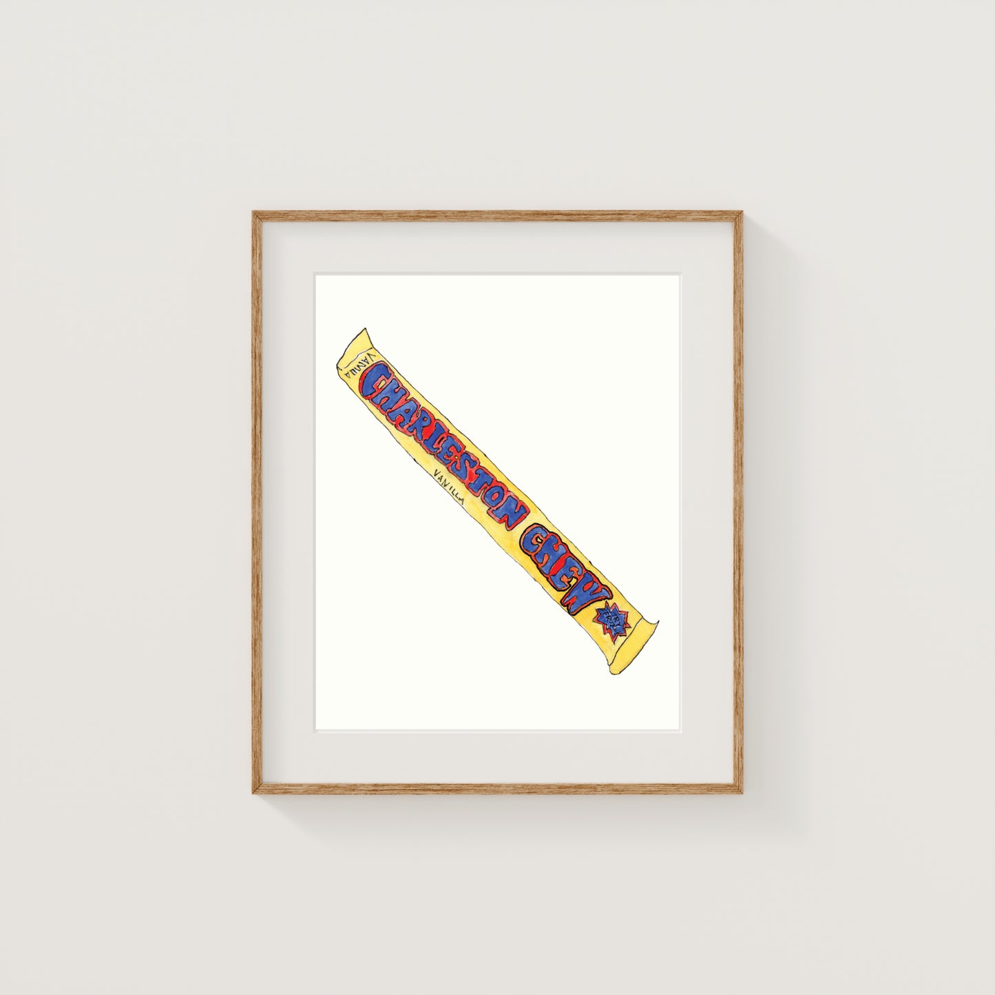 Individual New England Foods Mini Art Prints | Watercolor and Ink
