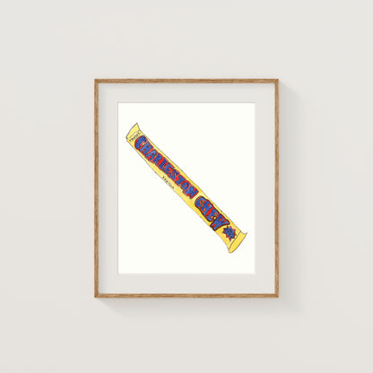 Individual New England Foods Mini Art Prints | Watercolor and Ink