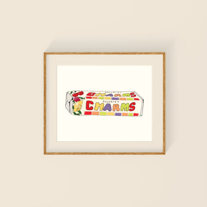 Mini Prints - Retro Candy | Gouache and Ink