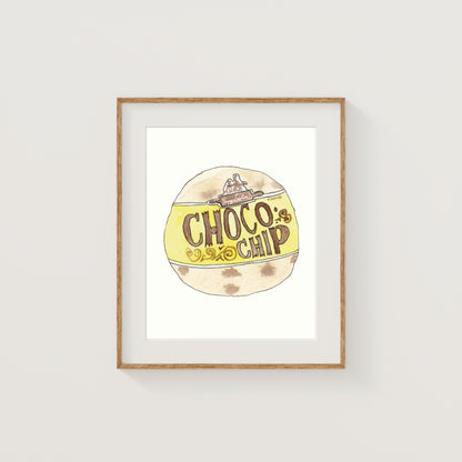 Individual New England Foods Mini Art Prints | Watercolor and Ink