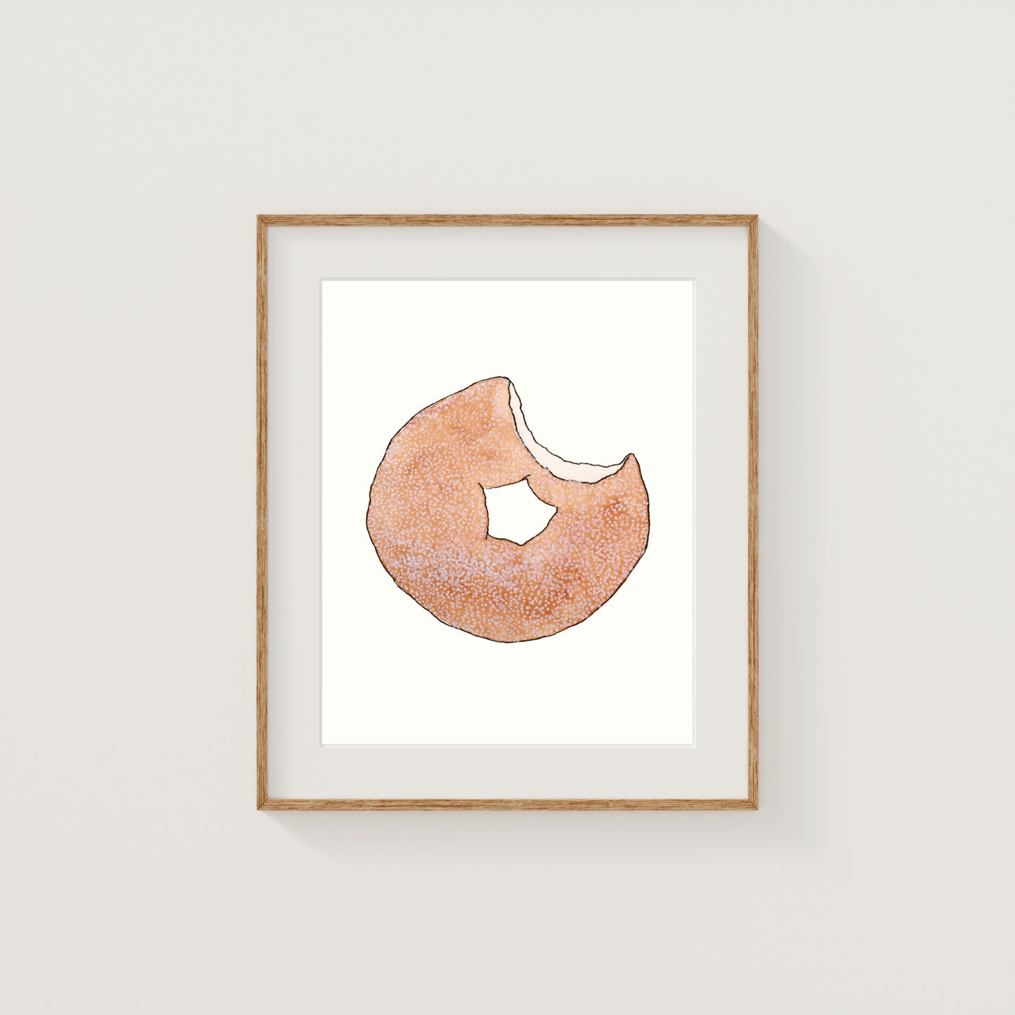 Individual New England Foods Mini Art Prints | Watercolor and Ink