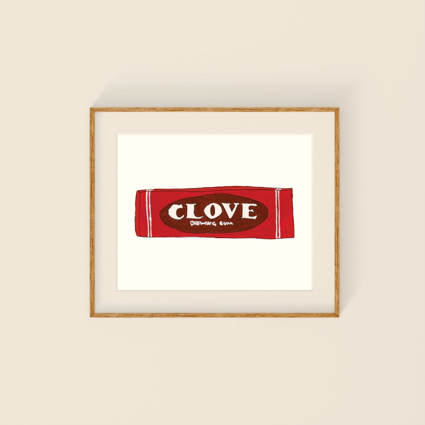 Mini Prints - Retro Candy | Gouache and Ink