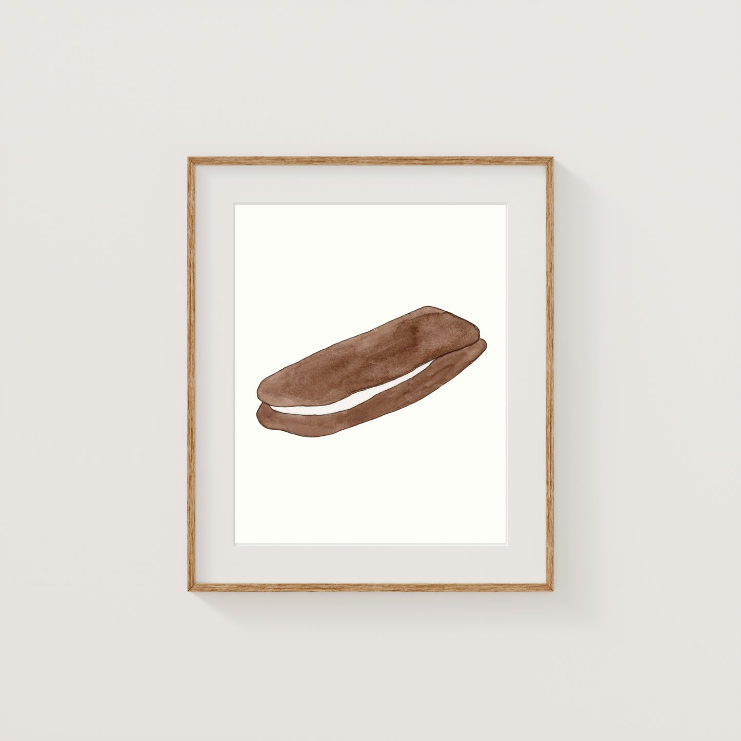 Individual New England Foods Mini Art Prints | Watercolor and Ink