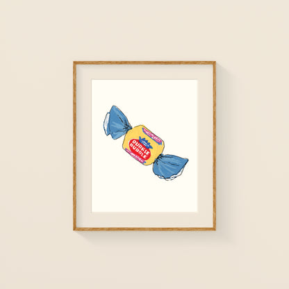 Mini Prints - Retro Candy | Gouache and Ink