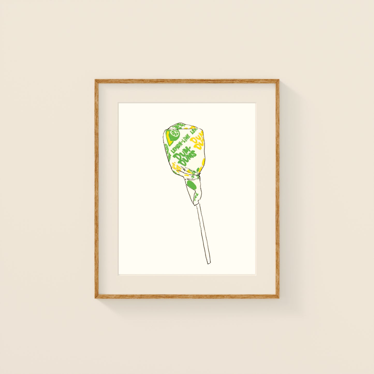 Mini Prints - Retro Candy | Gouache and Ink