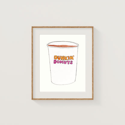 Individual New England Foods Mini Art Prints | Watercolor and Ink