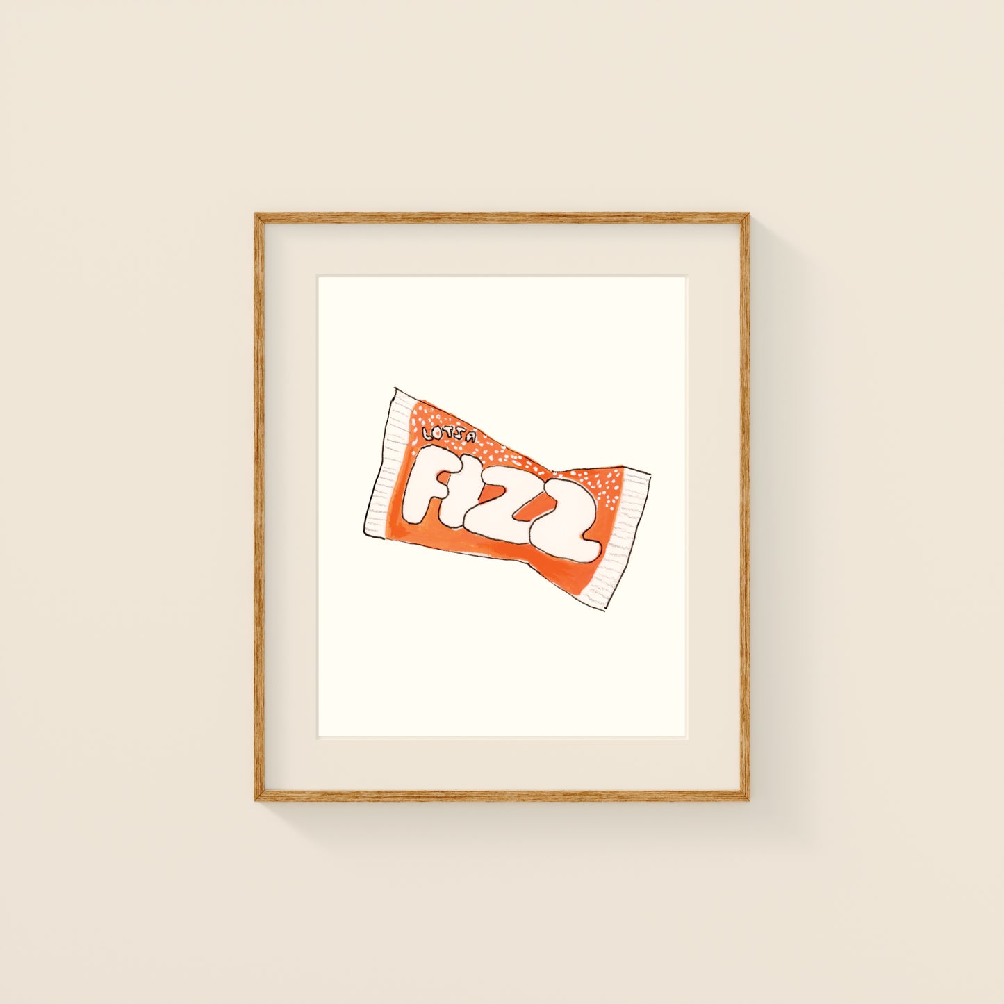 Mini Prints - Retro Candy | Gouache and Ink