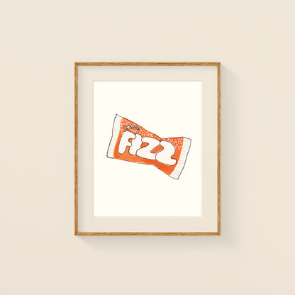 Mini Prints - Retro Candy | Gouache and Ink