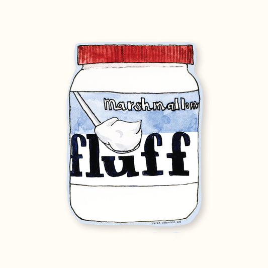 Fluff Vinyl Sticker