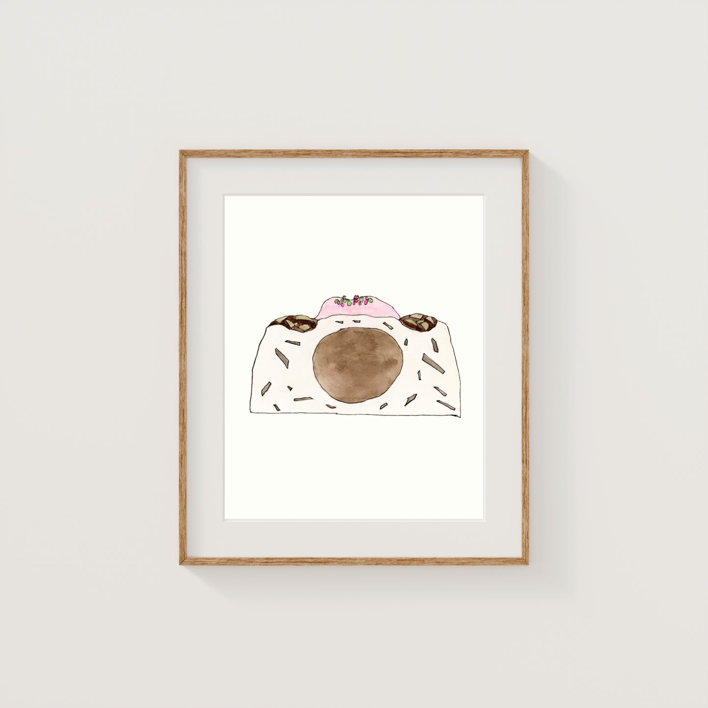 Individual New England Foods Mini Art Prints | Watercolor and Ink