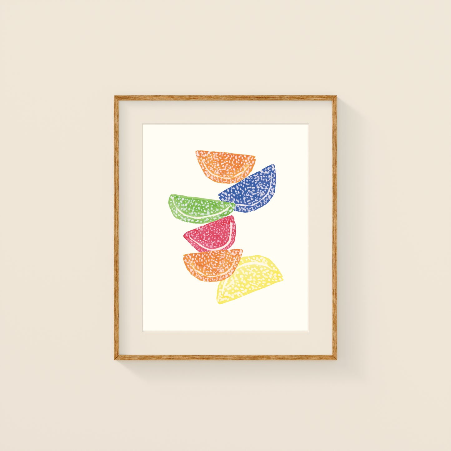 Mini Prints - Retro Candy | Gouache and Ink