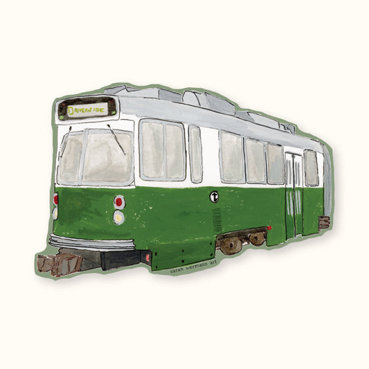 Green Line Boston MBTA Sticker