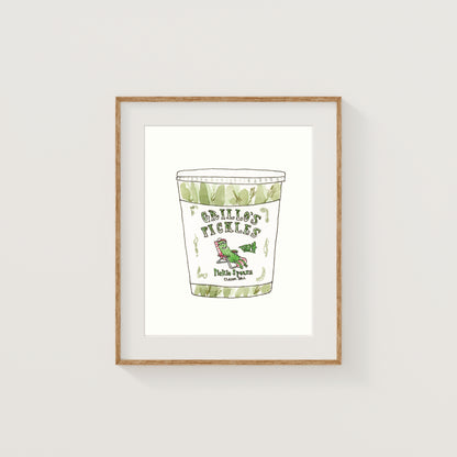 Individual New England Foods Mini Art Prints | Watercolor and Ink