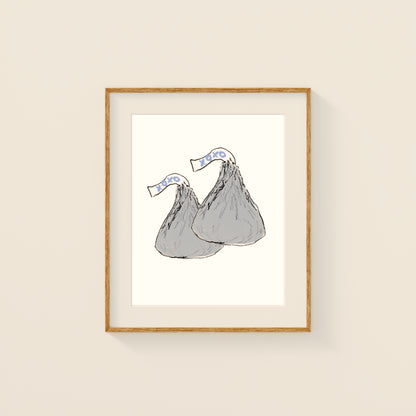 Mini Prints - Retro Candy | Gouache and Ink