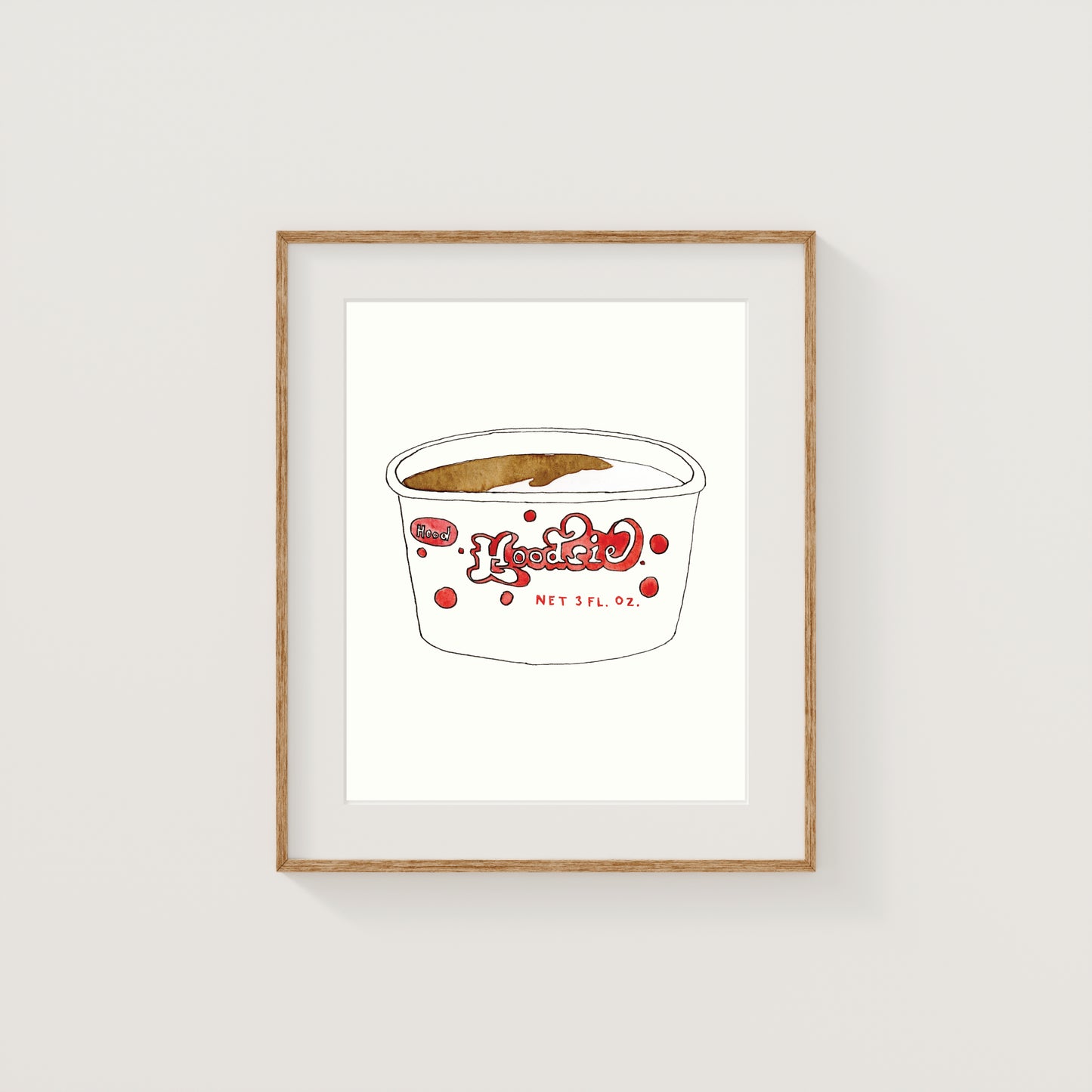 Individual New England Foods Mini Art Prints | Watercolor and Ink