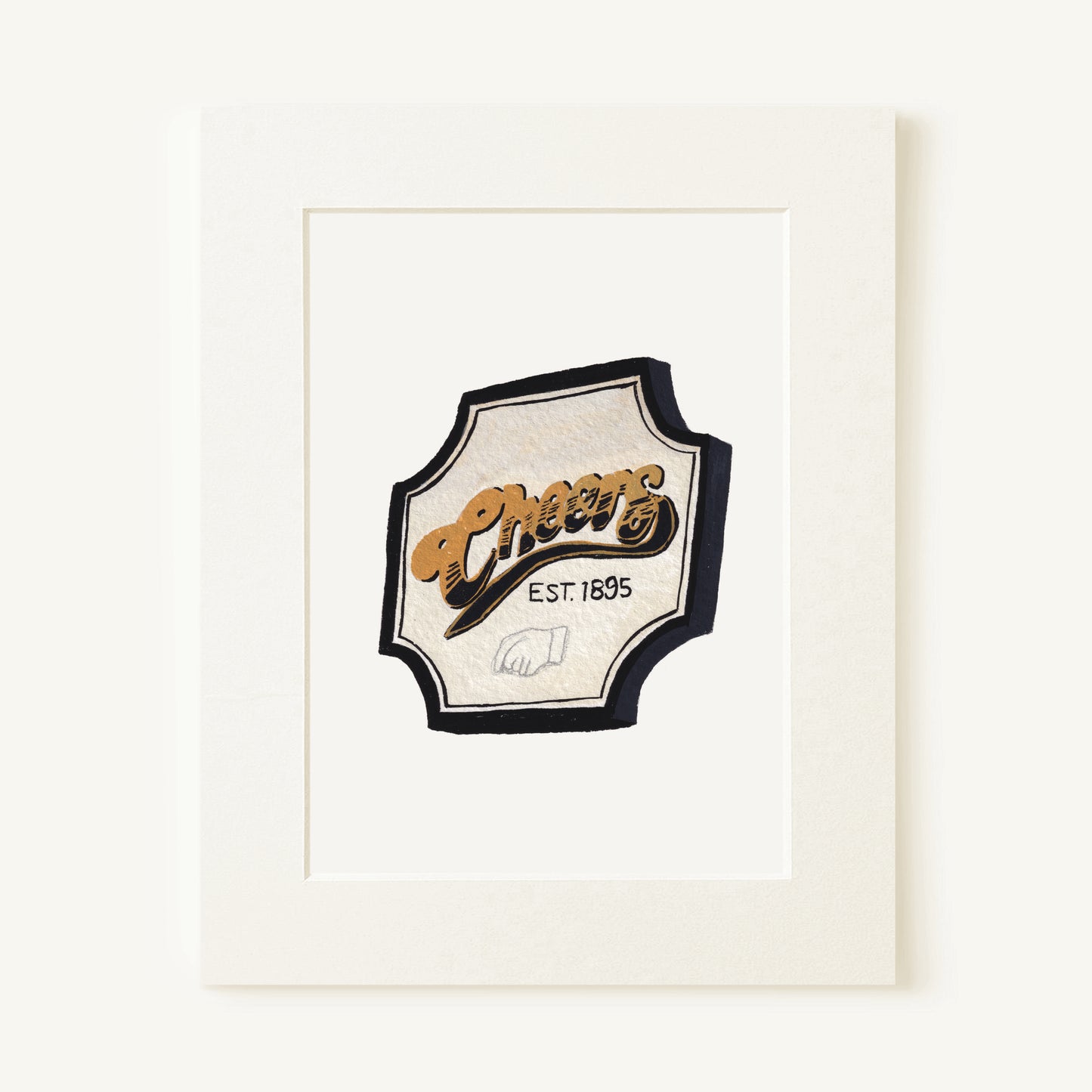 Mini Prints - Boston Collection | Gouache and Ink