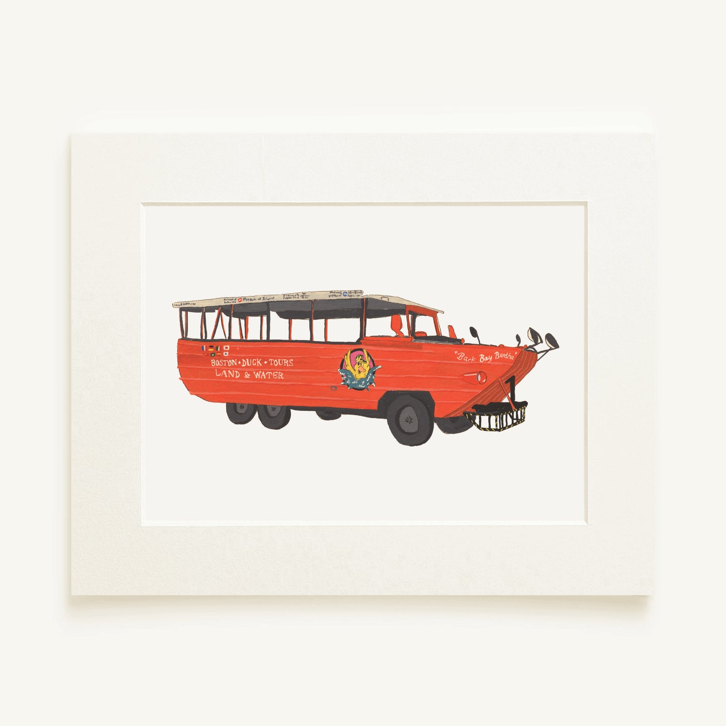 Mini Prints - Boston Collection | Gouache and Ink