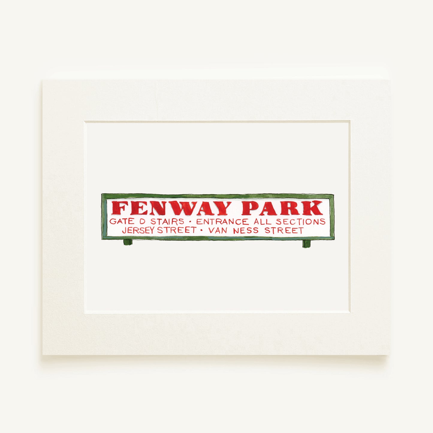 Mini Prints - Boston Collection | Gouache and Ink